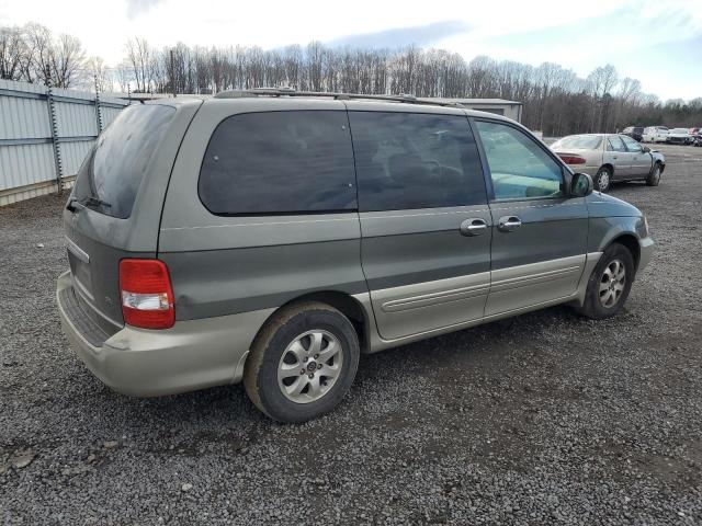 KNDUP132856698796 - 2005 KIA SEDONA EX GRAY photo 3