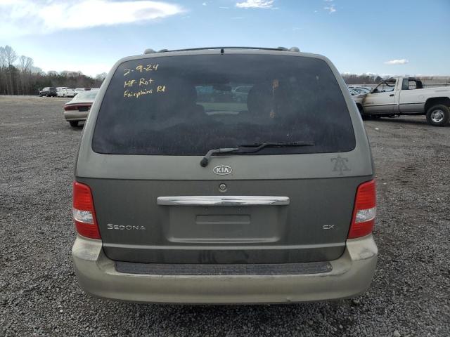 KNDUP132856698796 - 2005 KIA SEDONA EX GRAY photo 6