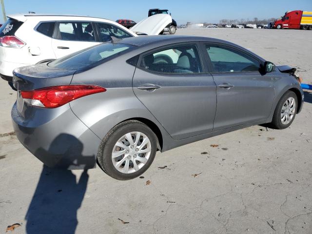 5NPDH4AE8CH150179 - 2012 HYUNDAI ELANTRA GLS GRAY photo 3