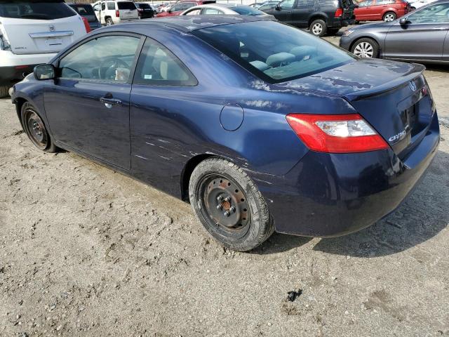 2HGFG12639H535587 - 2009 HONDA CIVIC LX BLUE photo 2