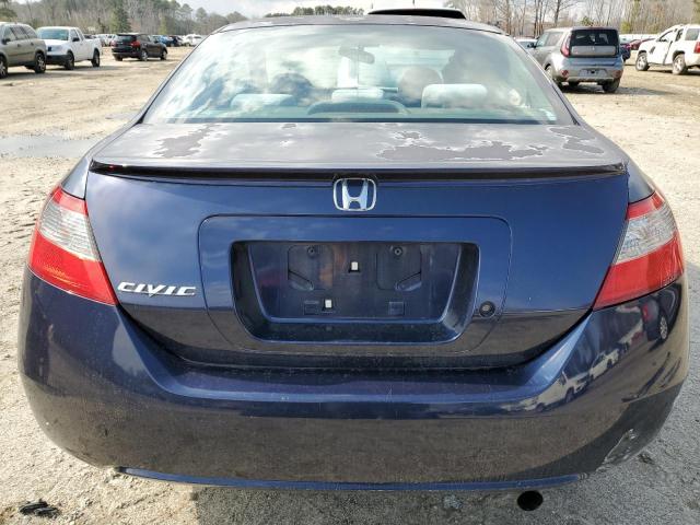 2HGFG12639H535587 - 2009 HONDA CIVIC LX BLUE photo 6