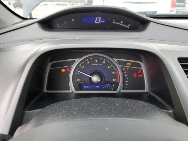 2HGFG12639H535587 - 2009 HONDA CIVIC LX BLUE photo 9