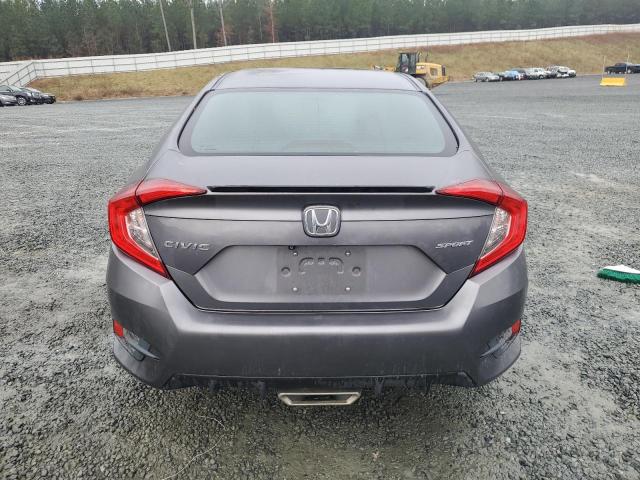 19XFC2F86KE029958 - 2019 HONDA CIVIC SPORT GRAY photo 6