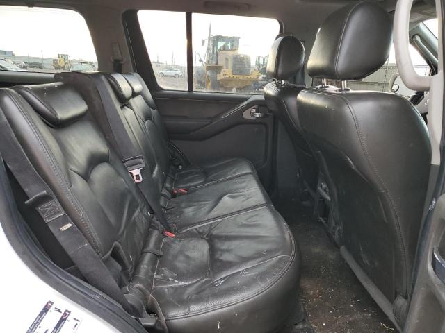 5N1AR18W56C671725 - 2006 NISSAN PATHFINDER LE თეთრი ფოტო 10