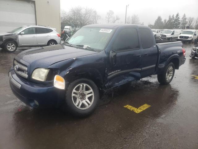 5TBRT34143S425380 - 2003 TOYOTA TUNDRA ACCESS CAB SR5 BLUE photo 1