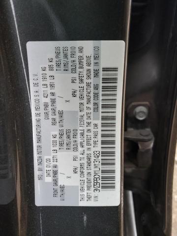 3MZBPBCM1LM131483 - 2020 MAZDA 3 SELECT GRAY photo 13