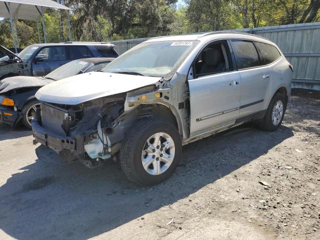 1GNKRFKD7HJ223120 - 2017 CHEVROLET TRAVERSE LS SILVER photo 1