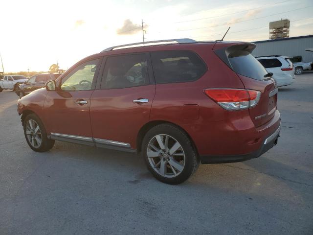 5N1AR2MN1DC656025 - 2013 NISSAN PATHFINDER S MAROON photo 2