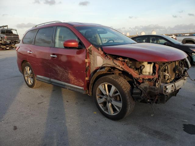 5N1AR2MN1DC656025 - 2013 NISSAN PATHFINDER S MAROON photo 4