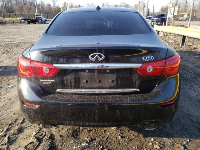 JN1BV7AR6FM423931 - 2015 INFINITI Q50 BASE BLACK photo 6