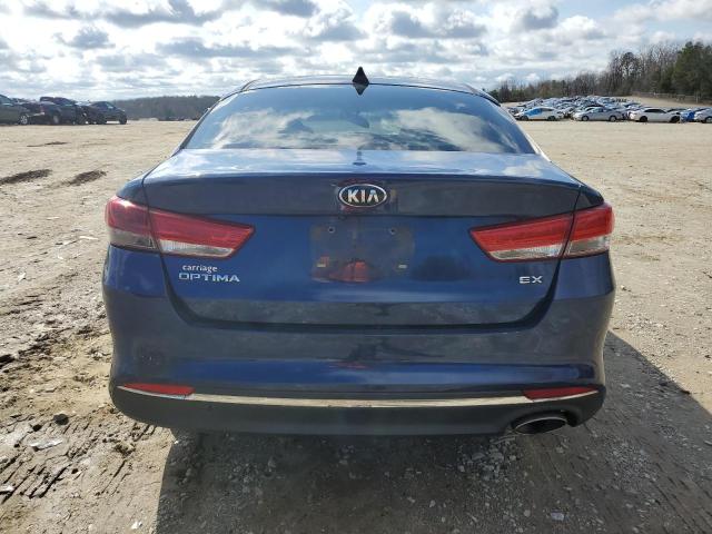 5XXGU4L32GG092172 - 2016 KIA OPTIMA EX BLUE photo 6