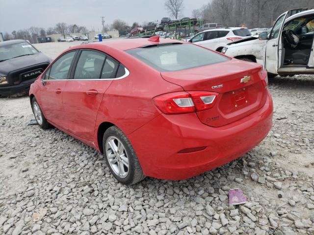 1G1BE5SM2G7272325 - 2016 CHEVROLET CRUZE LT RED photo 2