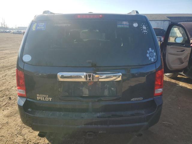 5FNYF4H64BB024775 - 2011 HONDA PILOT EXL BLUE photo 6