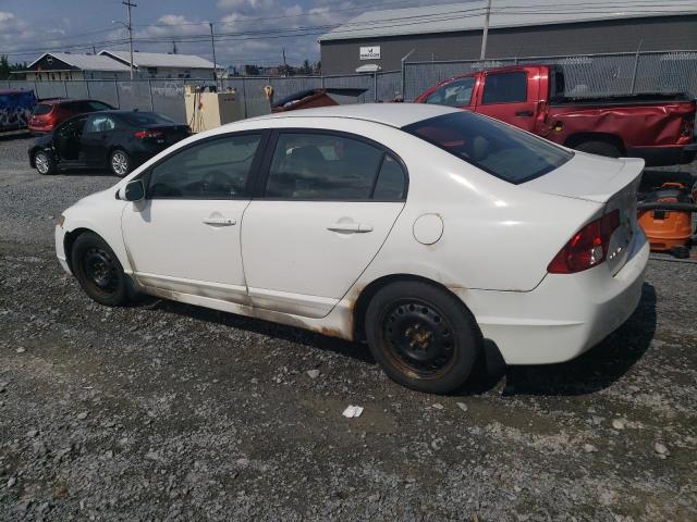 2HGFA16558H018101 - 2008 HONDA CIVIC LX WHITE photo 2