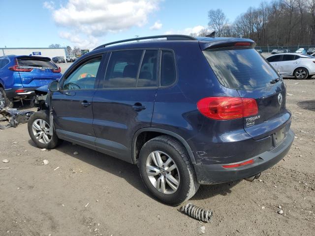 WVGAV7AX6FW569169 - 2015 VOLKSWAGEN TIGUAN S BLUE photo 2