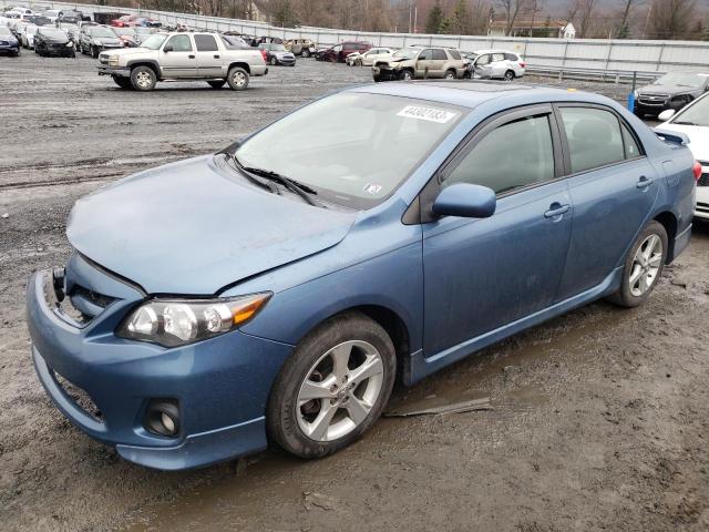 5YFBU4EE7DP190416 - 2013 TOYOTA COROLLA BASE BLUE photo 1