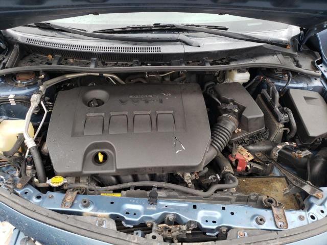 5YFBU4EE7DP190416 - 2013 TOYOTA COROLLA BASE BLUE photo 11