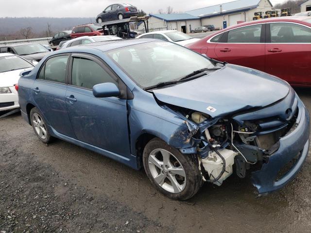 5YFBU4EE7DP190416 - 2013 TOYOTA COROLLA BASE BLUE photo 4