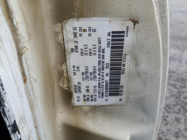 1B7JF26Z8RS694877 - 1994 DODGE RAM 2500 WHITE photo 12