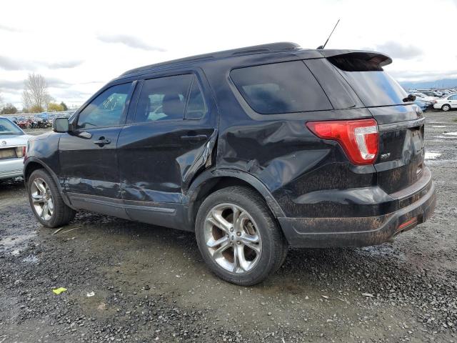 1FM5K8D84JGC06716 - 2018 FORD EXPLORER XLT BLACK photo 2