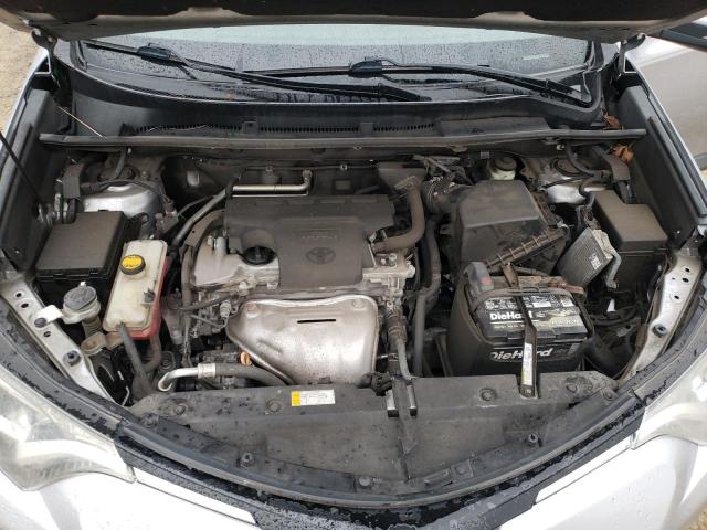 2T3RFREV8HW613831 - 2017 TOYOTA RAV4 XLE SILVER photo 12