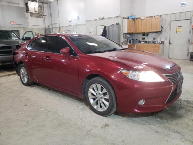 JTHBW1GG2D2024602 - 2013 LEXUS ES 300H MAROON photo 4