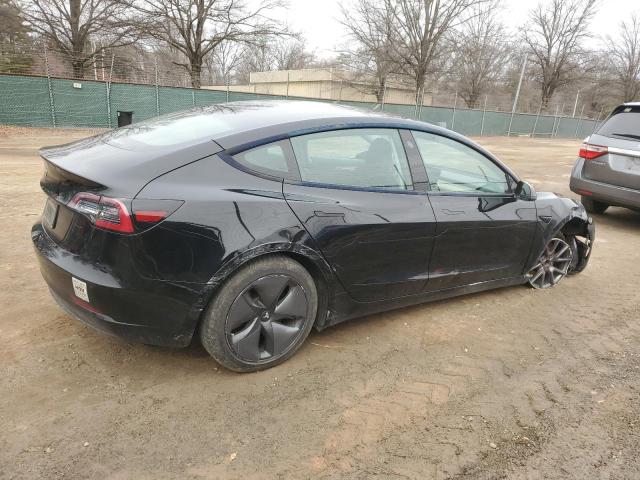 5YJ3E1EA3MF977307 - 2021 TESLA MODEL 3 BLACK photo 3