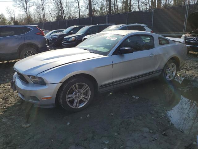 1ZVBP8AN1A5117553 - 2010 FORD MUSTANG SILVER photo 1