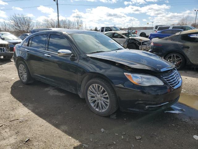 1C3CCBCGXCN303081 - 2012 CHRYSLER 200 LIMITED BLACK photo 4