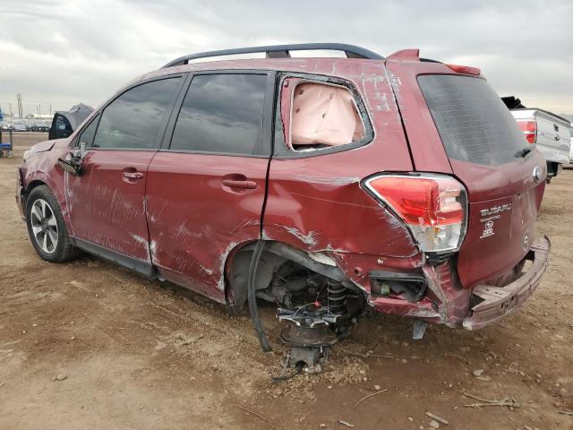 JF2SJABC0JH491788 - 2018 SUBARU FORESTER 2.5I BURGUNDY photo 2