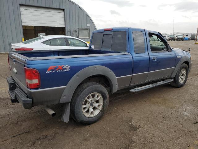 1FTZR45E18PA81747 - 2008 FORD RANGER SUPER CAB BLUE photo 3