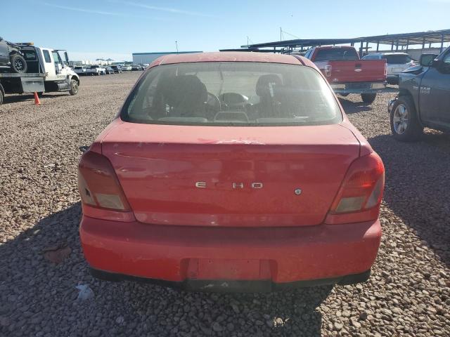 JTDBT1233Y0096490 - 2000 TOYOTA ECHO RED photo 6