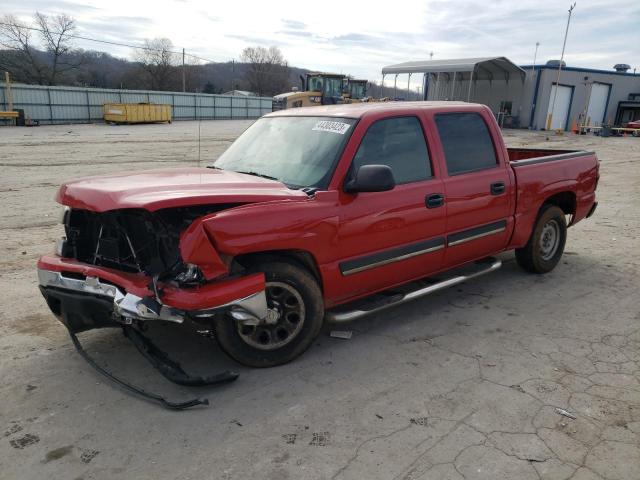 2GCEC13V471146815 - 2007 CHEVROLET SILVERADO C1500 CLASSIC CREW CAB RED photo 1