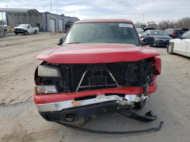 2GCEC13V471146815 - 2007 CHEVROLET SILVERADO C1500 CLASSIC CREW CAB RED photo 5