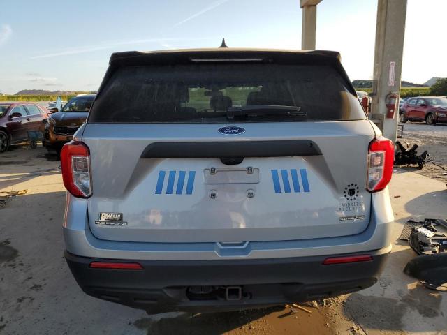 1FM5K8AB6NGA40768 - 2022 FORD EXPLORER POLICE INTERCEPTOR Արծաթագույն լուսանկար 6