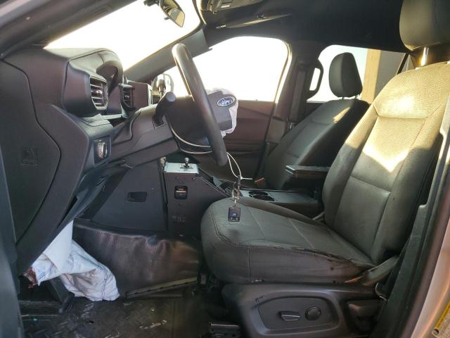 1FM5K8AB6NGA40768 - 2022 FORD EXPLORER POLICE INTERCEPTOR Արծաթագույն լուսանկար 7