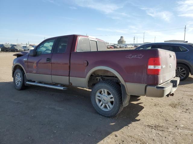 1FTPX145X4NC22771 - 2004 FORD F150 MAROON photo 2