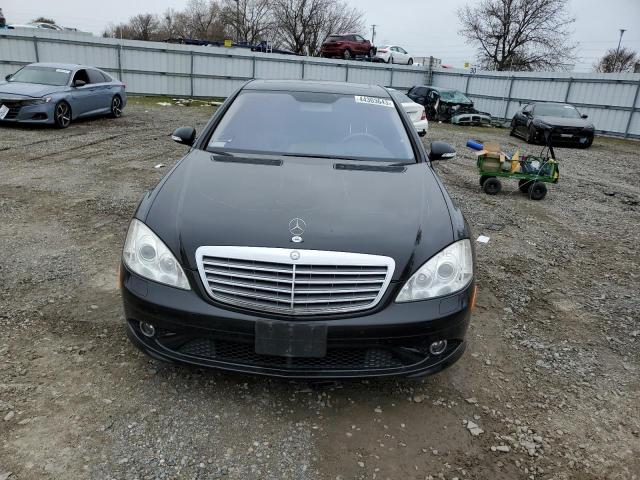 WDDNG71X77A035585 - 2007 MERCEDES-BENZ S 550 BLACK photo 5