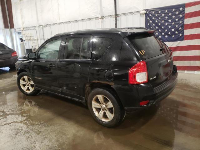 1C4NJDEB1DD101129 - 2013 JEEP COMPASS LATITUDE BLACK photo 2