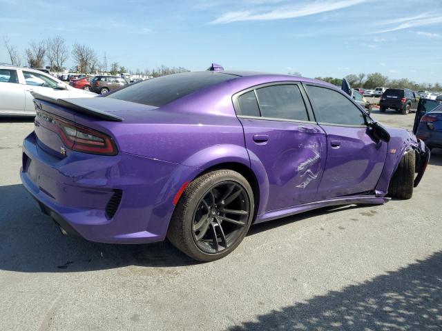 2C3CDXGJ7PH629256 - 2023 DODGE CHARGER SCAT PACK PURPLE photo 3