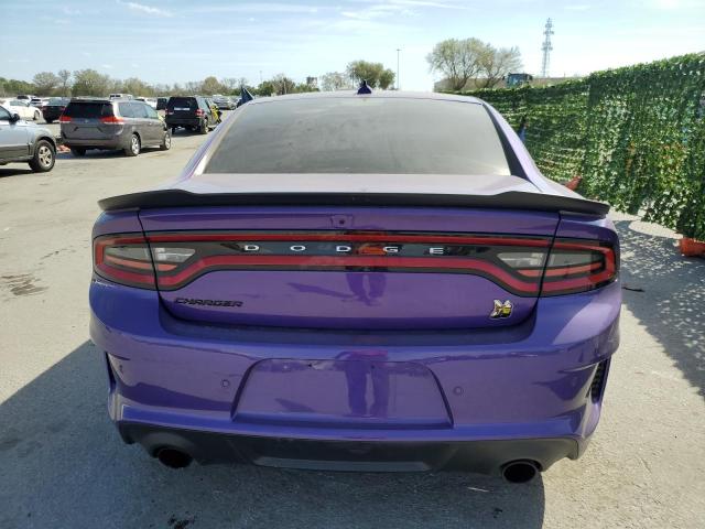 2C3CDXGJ7PH629256 - 2023 DODGE CHARGER SCAT PACK PURPLE photo 6