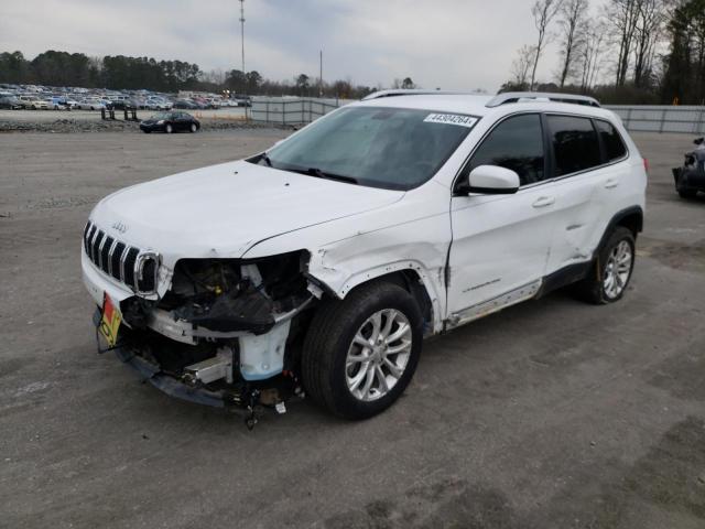 1C4PJLCB6KD396411 - 2019 JEEP CHEROKEE LATITUDE WHITE photo 1