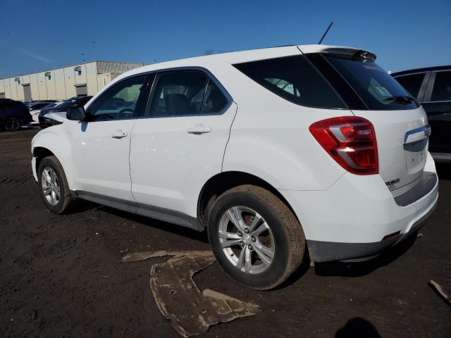 2GNALBEKXH1605412 - 2017 CHEVROLET EQUINOX LS WHITE photo 2