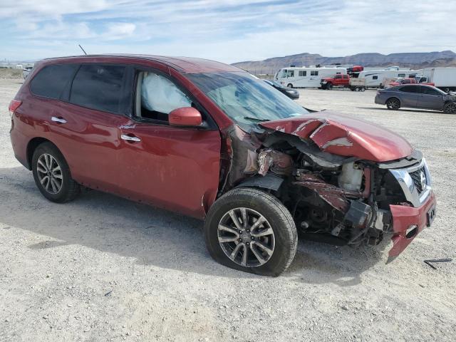 5N1AR2MN4DC619471 - 2013 NISSAN PATHFINDER S 红色 照片 4