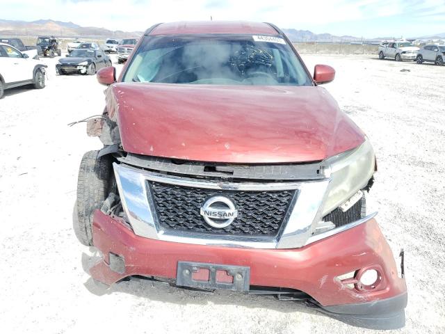 5N1AR2MN4DC619471 - 2013 NISSAN PATHFINDER S 红色 照片 5