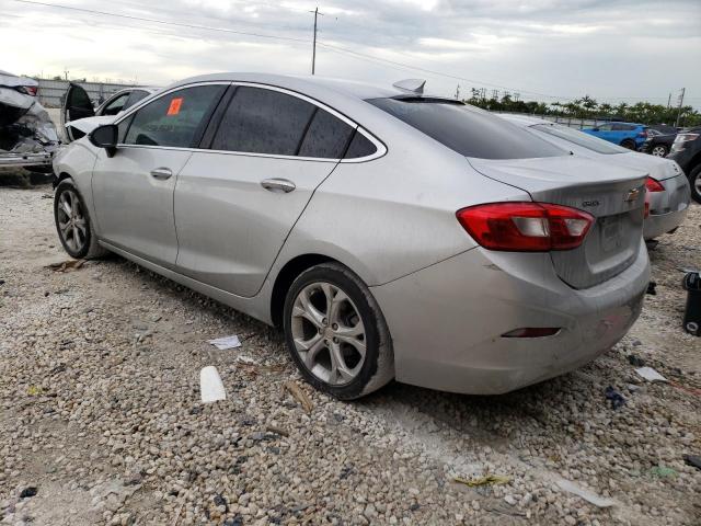 1G1BF5SM5H7168295 - 2017 CHEVROLET CRUZE PREMIER SILVER photo 2