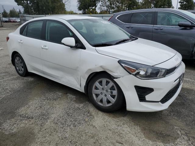 3KPA24AD8NE480214 - 2022 KIA RIO LX WHITE photo 4