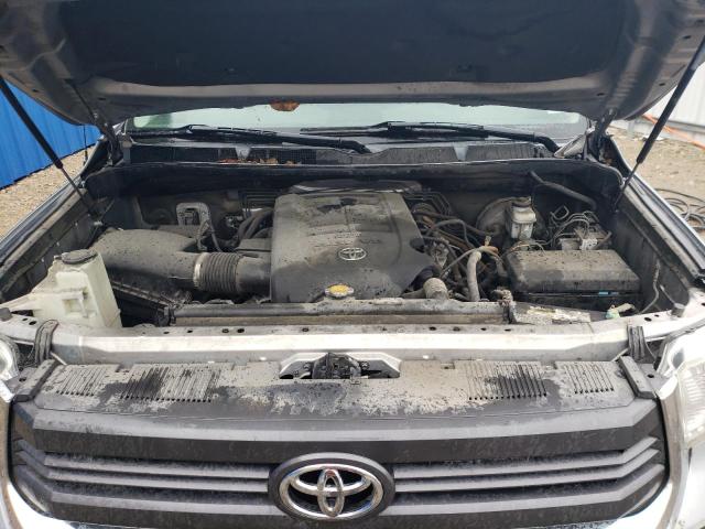 5TFEM5F15GX105075 - 2016 TOYOTA TUNDRA CREWMAX SR5 GRAY photo 11