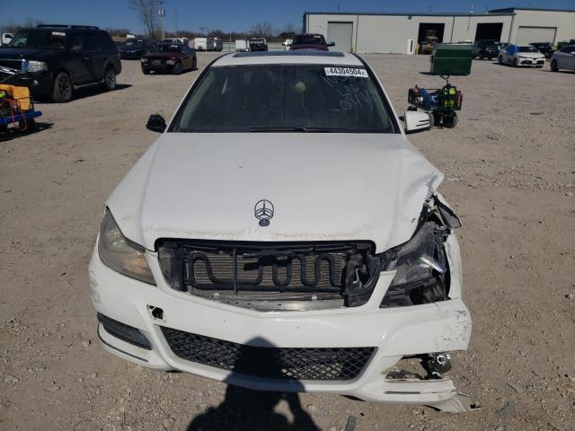 WDDGF8AB1DR279428 - 2013 MERCEDES-BENZ C 300 4MATIC WHITE photo 5