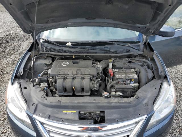 3N1AB7AP0EY212836 - 2014 NISSAN SENTRA S BLUE photo 11